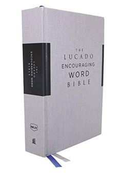 portada Nkjv, Lucado Encouraging Word Bible, Gray, Cloth Over Board, Comfort Print: Holy Bible, new King James Version 