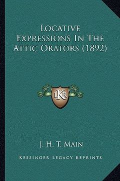 portada locative expressions in the attic orators (1892) (in English)