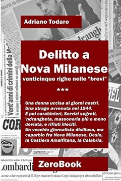 portada Delitto a Nova Milanese 