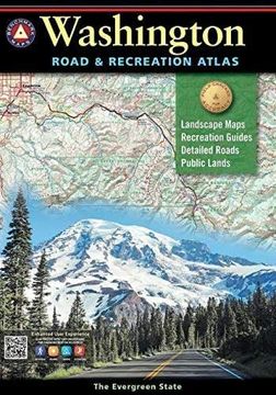 portada Benchmark Washington Road & Recreation Atlas, 9th Edition (Benchmark Recreation Atlases) (en Inglés)