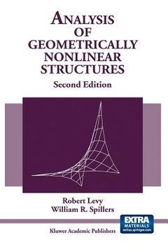 portada analysis of geometrically nonlinear structures