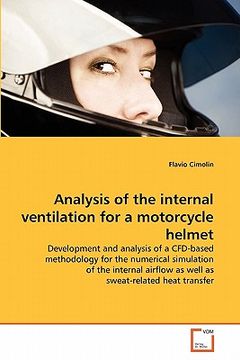 portada analysis of the internal ventilation for a motorcycle helmet