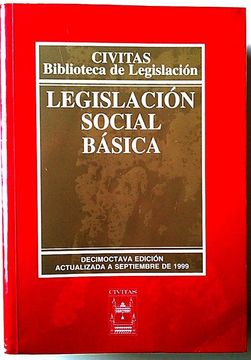 portada Legislacion Social Basica (18ª Ed. )