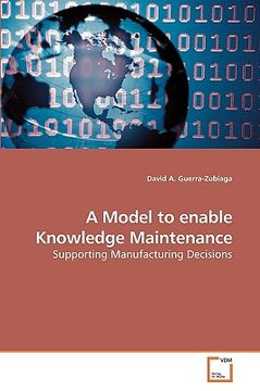 portada a model to enable knowledge maintenance (en Inglés)