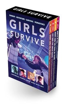 portada Girls Survive: Historical Stories About Girls With Grit 4-Book Boxed set (Girls Survive, 1) (en Inglés)