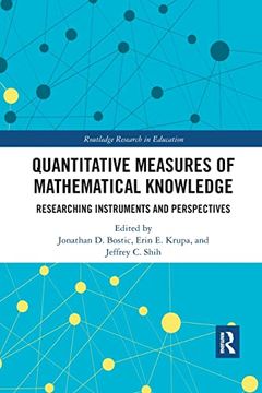 portada Quantitative Measures of Mathematical Knowledge (Routledge Research in Education) (en Inglés)