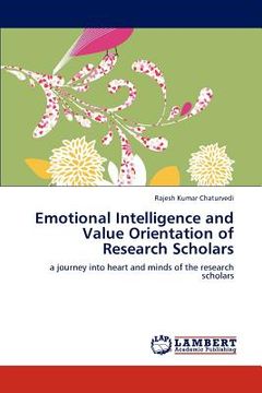 portada emotional intelligence and value orientation of research scholars
