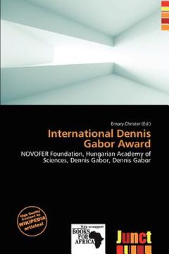 international dennis gabor award (en Inglés)