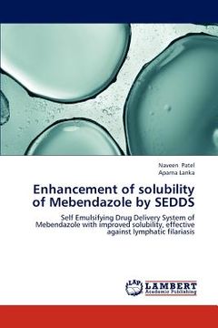portada enhancement of solubility of mebendazole by sedds (en Inglés)