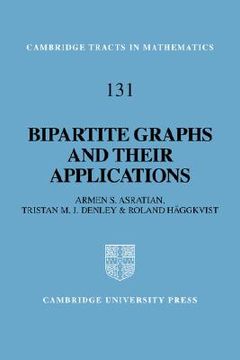 portada Bipartite Graphs & Applications (Cambridge Tracts in Mathematics) (en Inglés)