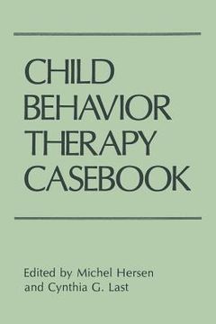 portada Child Behavior Therapy Casebook