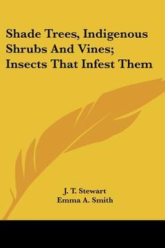 portada shade trees, indigenous shrubs and vines; insects that infest them (en Inglés)