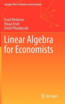 portada linear algebra for economists