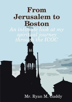 portada From Jerusalem to Boston (en Inglés)