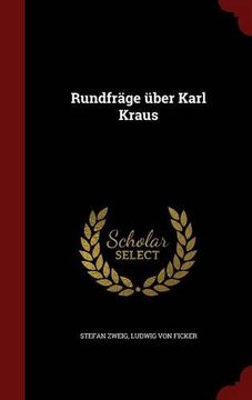 portada Rundfräge über Karl Kraus