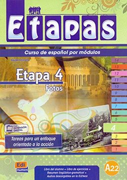 portada Etapas Level 4 Fotos - Libro del Alumno/Ejercicios + CD (in Spanish)