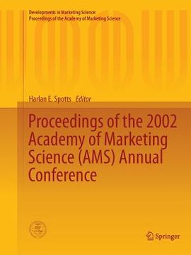 portada Proceedings of the 2002 Academy of Marketing Science (Ams) Annual Conference (en Inglés)