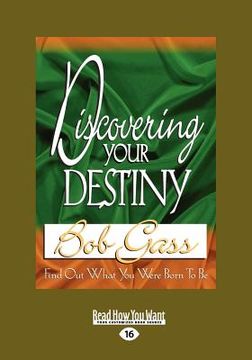 portada discovering your destiny (large print 16pt) (in English)