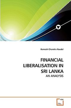 portada financial liberalisation in sri lanka (en Inglés)