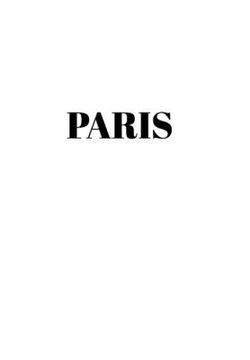 portada Paris: Hardcover White Decorative Book for Decorating Shelves, Coffee Tables, Home Decor, Stylish World Fashion Cities Design (in English)