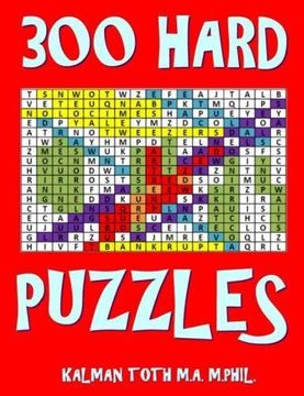 portada 300 Hard Puzzles: Challenging Large Print Word Search Puzzles 