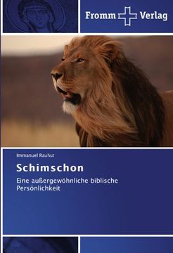 portada Schimschon: Eine außergewöhnliche biblische Persönlichkeit