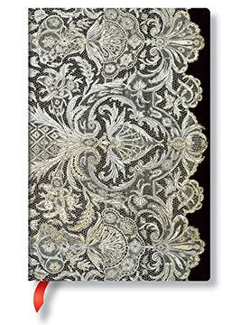 portada Ivory Veil Mini Lined Journal (Lace Allure)