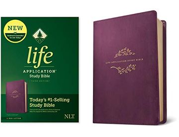 portada Nlt Life Application Study Bible, Third Edition, Purple (en Inglés)