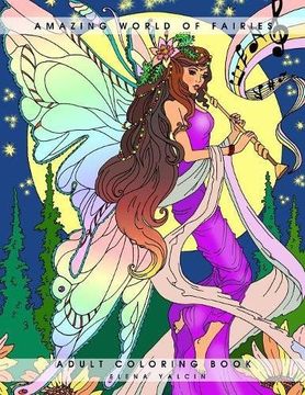 portada Amazing World of Fairies: Adult Coloring Book
