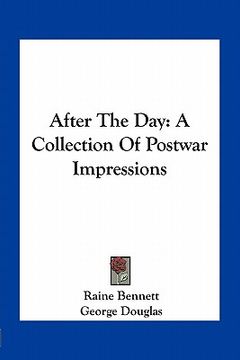 portada after the day: a collection of postwar impressions