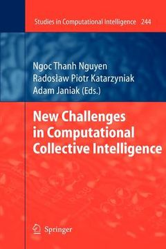 portada new challenges in computational collective intelligence (en Inglés)