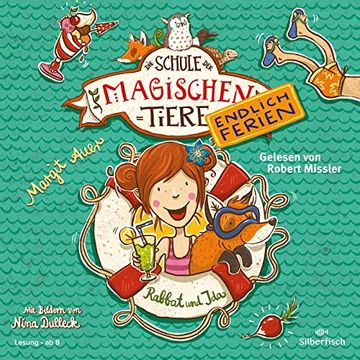 portada Rabbat und Ida: 2 cds (Die Schule der Magischen Tiere. Endlich Ferien, Band 1) (en Alemán)