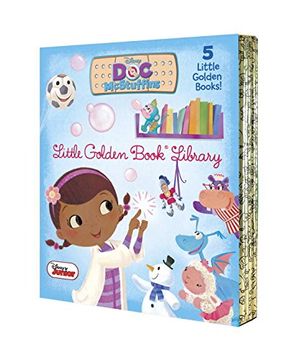 portada Doc Mcstuffins Little Golden Book Library (Disney Junior: Doc Mcstuffins) (en Inglés)