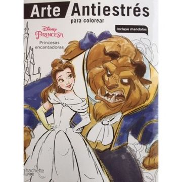 portada Arte Antiestres Para Colorear. Disney Princesa Princesas Encantadoras (Incluye Mandalas)