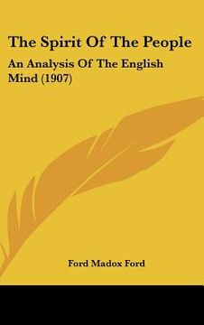 portada the spirit of the people: an analysis of the english mind (1907)