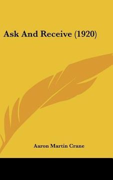 portada ask and receive (1920) (en Inglés)