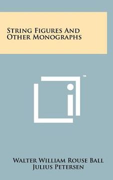 portada string figures and other monographs (en Inglés)