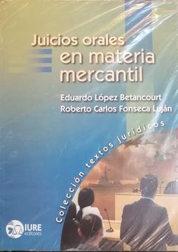 portada JUICIOS ORALES EN MATERIA MERCANTIL