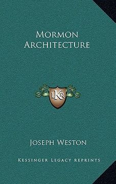 portada mormon architecture (en Inglés)