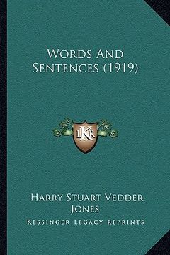 portada words and sentences (1919) (in English)