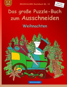 portada BROCKHAUSEN Bastelbuch Bd. 14 - Das große Puzzle-Buch zum Ausschneiden: Weihnachten (Volume 14) (German Edition)