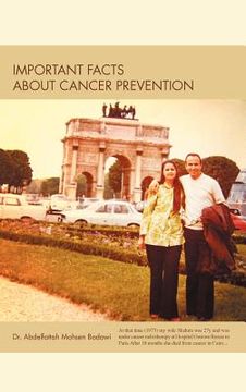 portada important facts about cancer prevention (in English)