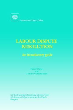 portada labour dispute resolution: an introductory guide
