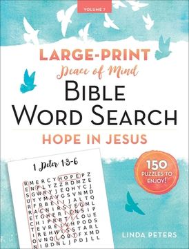 portada Peace of Mind Bible Word Search: Hope in Jesus (en Inglés)
