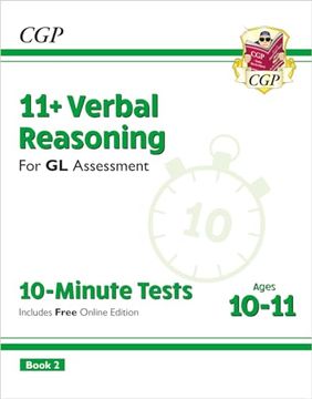 portada 11+ gl 10-Minute Tests: Verbal Reasoning - Ages 10-11 Book 2 (With Online Edition) (Cgp gl 11+ Ages 10-11)