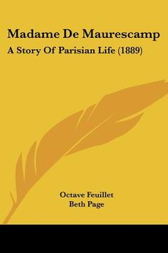 portada madame de maurescamp: a story of parisian life (1889)