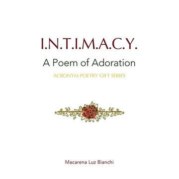 portada Intimacy: A Poem of Adoration (en Inglés)