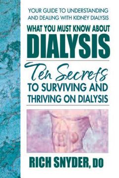 portada what you must know about dialysis (en Inglés)
