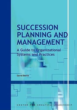 portada succession planning and management: a guide to organizational systems and practices