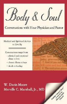 portada body & soul: conversations with your physician and pastor (en Inglés)